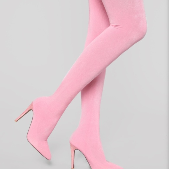 Fashion Nova Shoes - Pink thigh high boot Fashion Nova Shoes - Pink thigh high boot